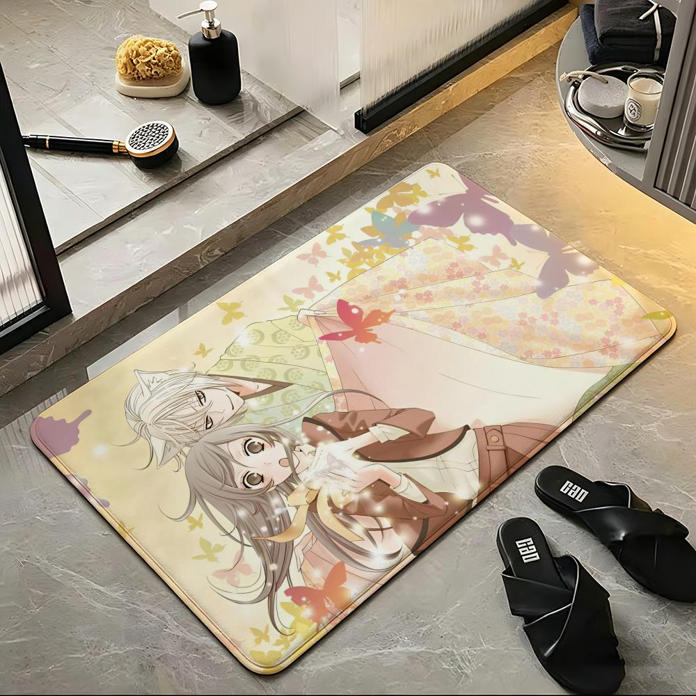 Anime K-Kamisama K-Kiss Floor Mat Soft Flannel Floor Mat Suitable for Entryways, Living Rooms, Bedrooms, and Bathrooms