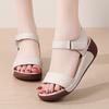 Women's Platform Sandals 2023 Summer New Leather Platform Sandals Increase Platform Sandals for Women