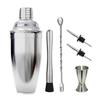 6 шт./набор шейкеров для коктейлей, 25 унций шейкер для мартини, шейкер для напитков из нержавеющей стали, барный набор, набор для бармена, инструменты для домашнего бара