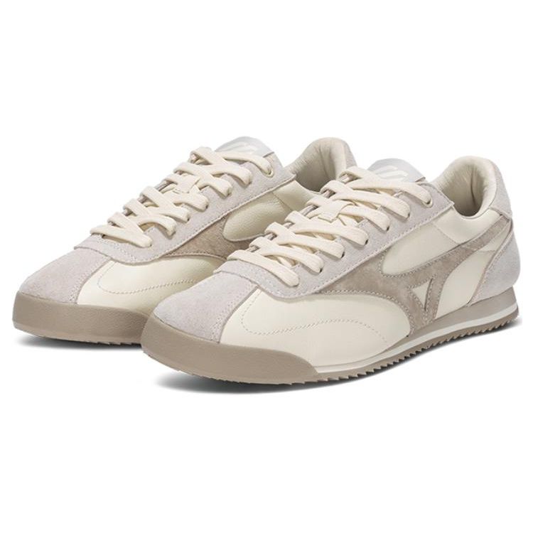 Mizuno LG 60S Нескользящие Износостойкие Низкие Повседневные Кроссовки Унисекс Серый Белый D1GH230304