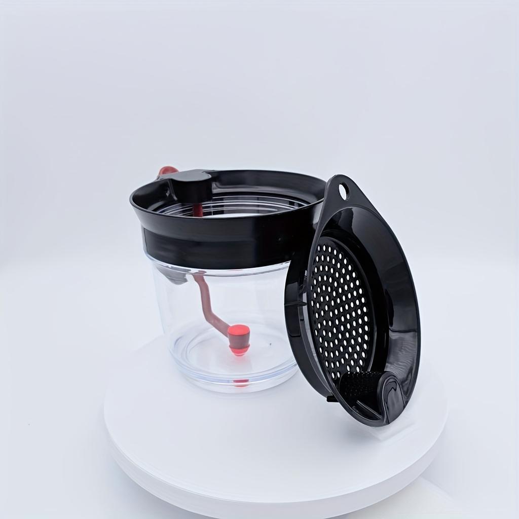 Пластиковый сепаратор жира на 4 чашки с легким нижним выпуском, сито для подливы, супов, соусов, обезжиренный бульонник