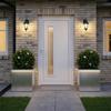 Garden Planter with LED 2 pcs Silver 40 x 40 x 40 cm