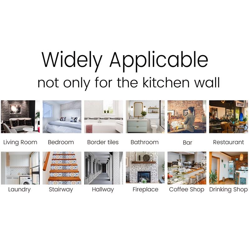 Наклейки на стену в стиле метро Peel and Stick 3D Brick Vinyl Wallpaper Wall Decals для ванной комнаты, кухни, фартука, 10 листов