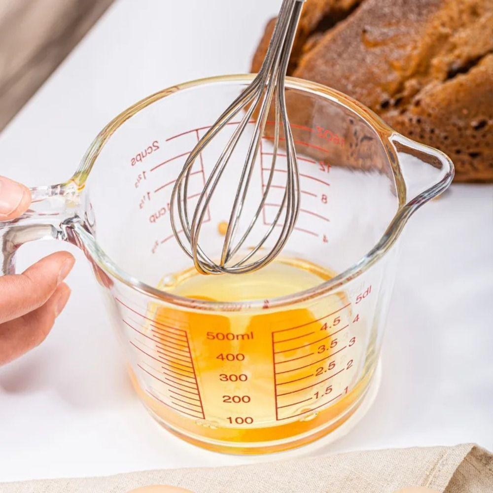 Glass Liquid Measuring Cups Oven Safe Milk Cup Measuring Cups with Scale  Kitchen Baking Tools