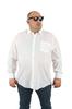 Men's Plus Size Plus Size Shirt Plus Size Men's Pocket Shirt Cuadrado White