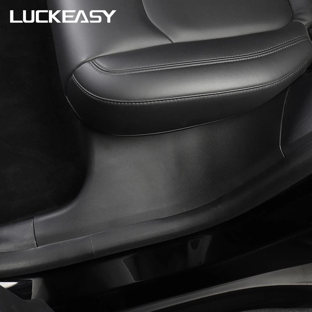 Car Front Seat Track Protection Cover For Tesla Model Y Rear Door Sill Anti Kick Plate Interior Decoration Refit Accessories