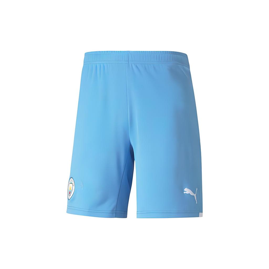 Puma Мужские футбольные шорты Manchester City 21-22 с эластичным принтом синие 759229-01