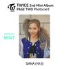 Twice 2-й мини-альбом СТРАНИЦА ВТОРАЯ Фотокарточка НОЯТНАЯ Версия