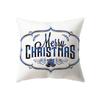 Рождественская тема, наволочка с принтом, домашняя гостиная, украшение для дивана, квадратная полиэстеровая подушка, наволочка