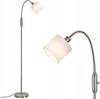 Lampadaire - NETTLIFE - Lampe Arc - E14 - Métal argent - 163 cm