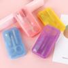 Пластиковый бокс4Набор для маникюра Домашний Мини Beauty Инструменты для ногтей Подарок Кусачки для ногтей Набор пилок для ногтей