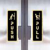3D Embossed Self-Adhesive Acrylic Door Sign for Offices, Departments, or Toilets