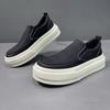 2026 new men's shoes summer ice silk cloth shoes light and breathable foot cover lazy shoes mesh