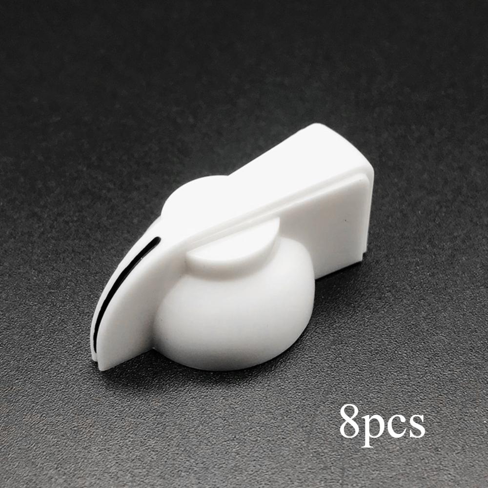 8Pcs Guitar Potentiometer Knob Aluminum Foil Effect Speaker Knob 180 Degree Volume Adjustment Guitar Knob Circular Hole 6Mm