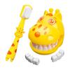 Teeth Model Toy - Toothbrush Toy, Scratch-Resistant Teeth Educational Toy | Soft Bristle Toy with Detachable Giraffe Shape, Preschool Educational Toy,