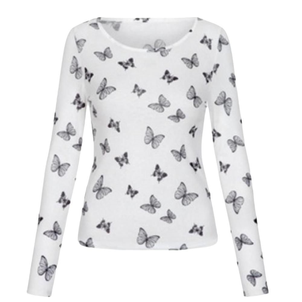 Y2k Long Sleeves T Shirts Ins Bottoming Shirts Women Fashion Sheer Tops  Girls