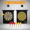 Double-Sided Magnetic Dartboard Set with Special Needle Darts