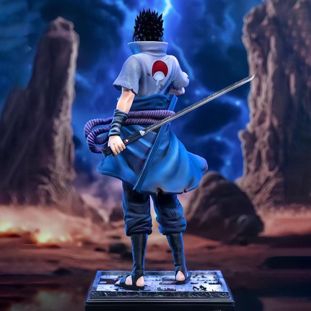 Наруто: Фигурка Учиха Саске «Возрождение» Модель GK Аниме Модная Игрушка Настольное Украшение Фигурка Подарок Мерч