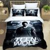 Модный сериал «Волчонок» Комплект постельного белья Односпальная кровать Твин Полная двуспальная кровать размера «king-size» Комплект постельного белья для взрослых и детей Спальня Пододеяльник Домашний текстиль