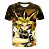 Аниме Yu Gi Oh Футболка с 3D-печатью Мужская Женская Повседневная Мода Короткий Рукав Повседневные Футболки Оверсайз Харадзюку Футболки Топы Детская Одежда