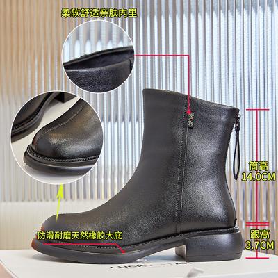 Кожаные ботинки Мартин женские 2025 осень новые ретро бархатные короткие ботинки ретро британский стиль женские ботинки универсальные ботинки женские