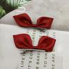 Cute Sweet Ribbon Hair Bows Clips Bowknot Side Hairpin Girls Princess Head Barrettes Headdress Hair Accessories For Women