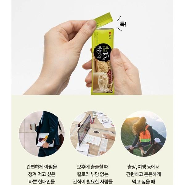 [Damteo] 15-зерновой мисуткару с китайским ямсом/черными бобами/гранолой/суперфудами, корейский незаменимый продукт для здоровья