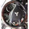 Для Mitsubishi Pajero 2007-2014 Galant 2008-2012 Ручная прошивка Черная Кожа замша Автомобильный Руль Чехол