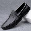 Кожаные лоферы-пенни для мужчин, мокасины, мужская обувь, слипоны, балетки, мужская повседневная обувь, роскошная дизайнерская мужская обувь для вождения