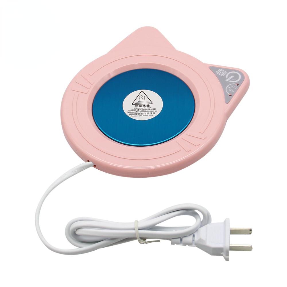 1 Pcs Cute Portable Thermos Cup Gadgets Home Thermos Cup Heater Smart Heating Coaster HMM