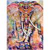 30x40cm Oil  Canvas Diy 5D      Material  Kit Elephant-shaped Pattern Full Rhinestone Embroidery Home Decoration