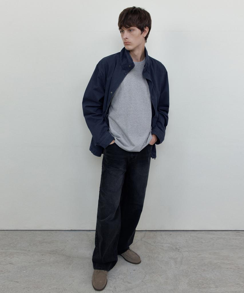 WEDNESDAY OASIS Washed Twill Out-Pocket Jacket_Navy(Wcb6Ot04)