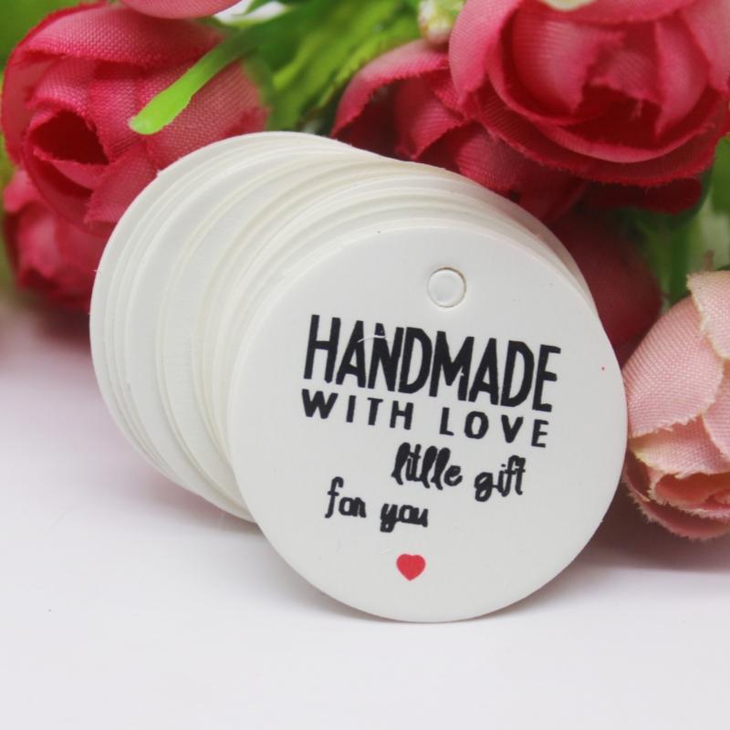 100 шт. белых подарочных бирок, новейшие круглые бирки диаметром 3 см, 300 г, картонные бирки, печенье, бирки с изображением любимых питомцев, хит продаж