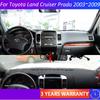 Для Toyota Land Cruiser Prado 120 J120 2003~ 2009 2006 2007 2008 Противоскользящий кожаный коврик Накладка на приборную панель Солнцезащитный козырек Аксессуары
