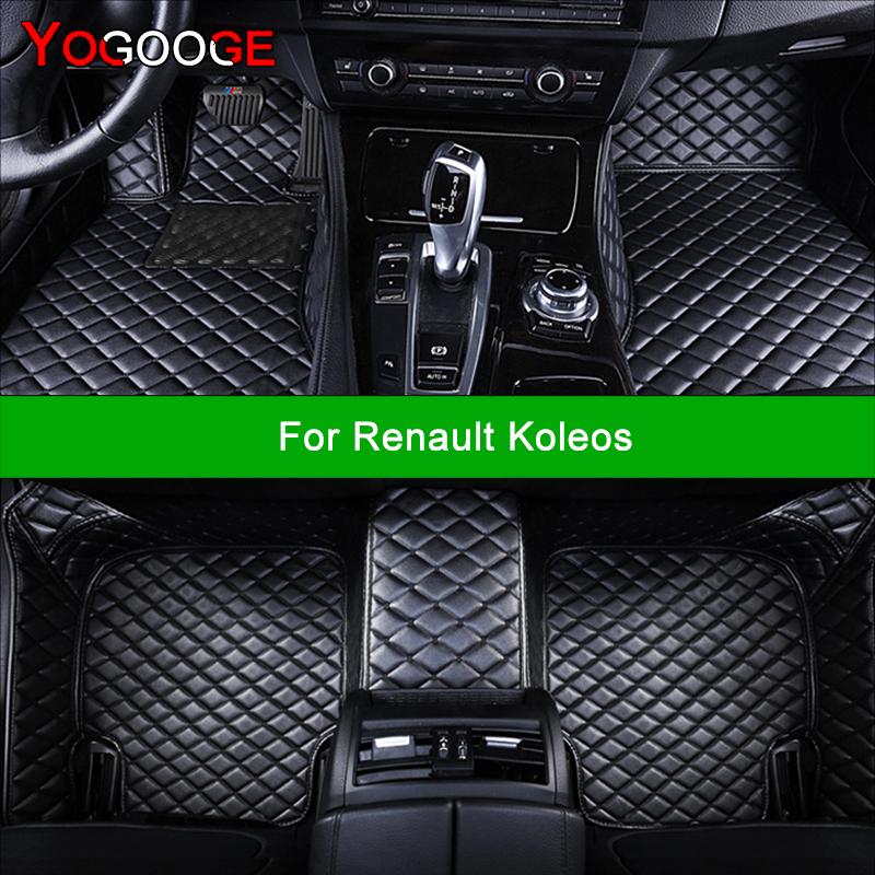 Car Floor Mats For Renault Koleos Auto Carpets Foot Coche Accessorie