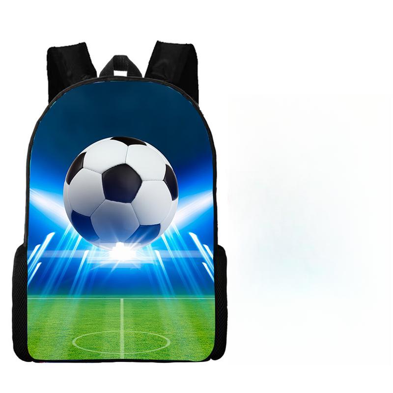 Футбольная школьная сумка для детей начальной и средней школы, мальчиков и девочек, двойное плечо и задняя часть