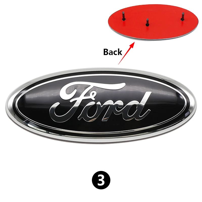 22.5X9cm Car Front Grille Emblem Sticker Rear Trunk Decal Replacement Accessories For Ford F150 F250 Edge Escape Transit Fusion CVY1