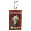 Прозрачный чехол для пропуска Sakamoto Detective Conan с акриловым брелоком Amuro 48412701 дымчато-коричневый