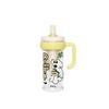 with Straw Plastic Water Bottle Large Capacity Sport Bottle Clear Cartoon  Water Cup  Outdoor Sport