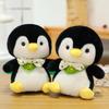 Kids Stuffed Penguin Animal Doll With Plush Exterior For Bedroom Playtime Or
