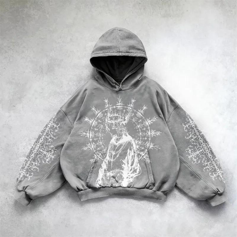 Retro Pattern 3D Print Hoodie Unisex Pullover Sweatshirt Trendy Streetwear