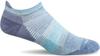 Sockwell Merino Wool Compression Cadence Bluestone Socks, Micro, S/M,