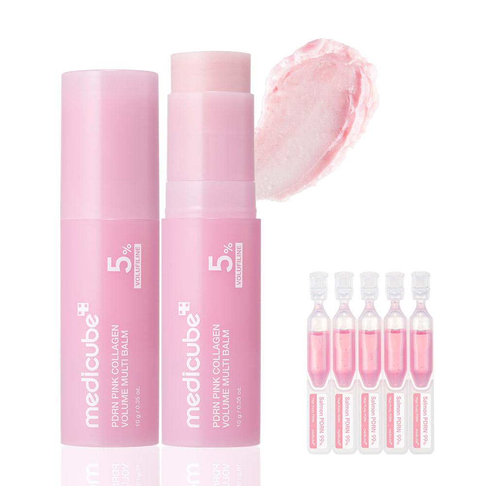 Medicube PDRN Розовый Коллаген Объемный Мульти-Бальзам (2-Pack)