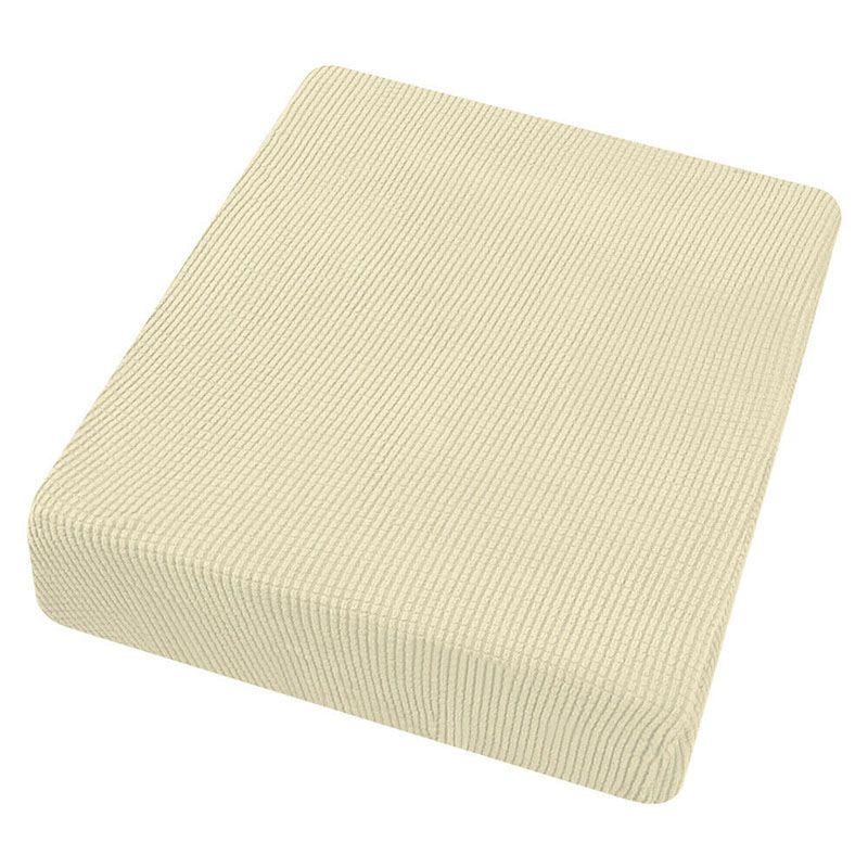 Stretchy Couch Seat Cushion Cover Soft Hand-feeling Easy To Fit Furniture Protector
