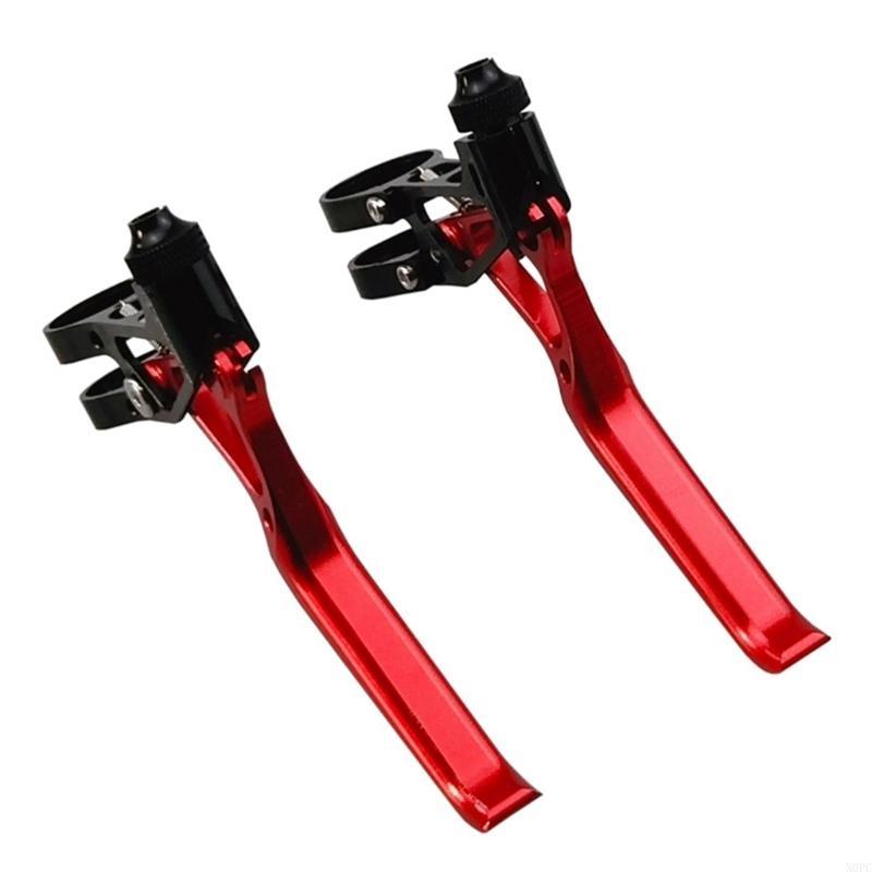 N0PC 1 Pair MTB Handle Hand V Break Lever Set Lightweight Aluminium Alloy Folding Road Bike Brake Levers