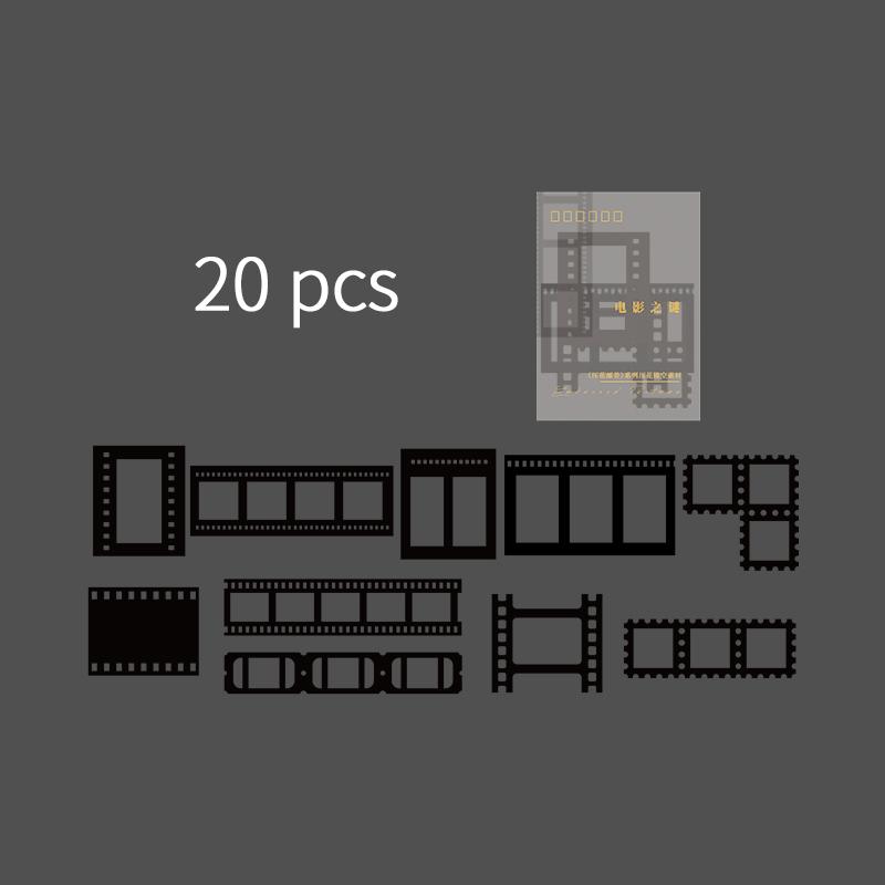 20 pcs/pack Hollow out window Style DIY Scrapbooking accessories Decorative Diary Album Junk Journal Supplies