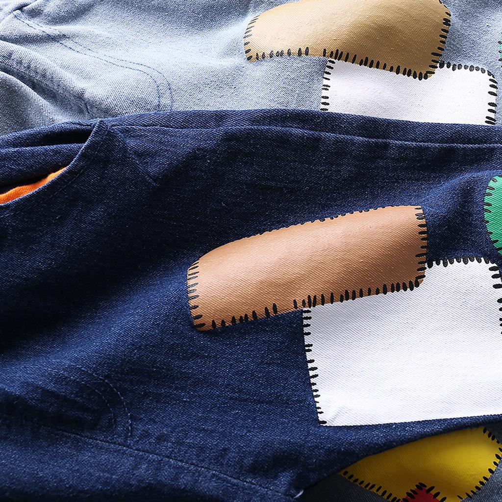 Джинсовые штаны с героями мультфильмов для маленьких мальчиков и девочек 1-4 лет, одежда