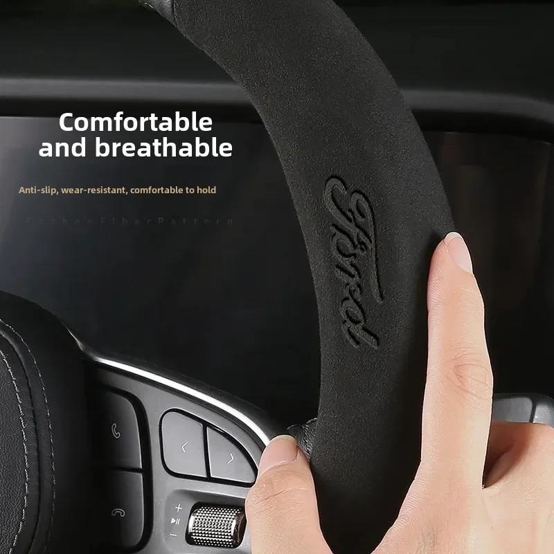 38cm Car Steering Wheel Cover For Ford Focus Leading S Monte Carlo Winning Lead Roof Rack Ford Ranger APR1