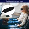 Airplane Foot Hammock Oxford Cloth Adjustable Leg Hammock With Removable Pad and Eye Mask Travel Foot Rest For Relieve Fatigue