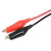 2pcs 1m / 39inch Length 4mm Banana Plug To Alligator Clip Flexible Cable Set for  Multimeter Oscilloscope, Red Black Test Lead-Wire Kit